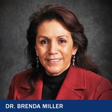 Dr. Brenda Miller with the text Dr. Brenda Miller