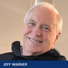 Jeff Warner with the text Jeff Warner