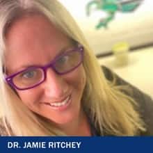 Dr. Jamie Ritchey with the text Dr. Jamie Ritchey