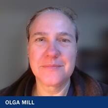 Olga Mill with the text Olga Mill