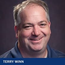 Terry Winn with the text Terry Winn