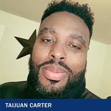 TaiJuan Carter with the text TaiJuan Carter