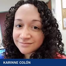 Karinne Colon with the text Karinne Colon