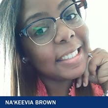 Na'Keevia Brown, 2021 graduate of SNHU's master's in communications program