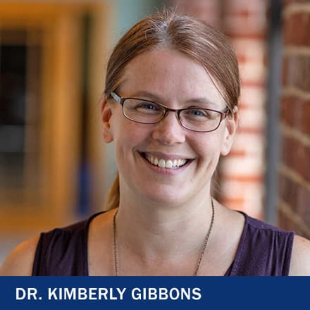 Dr. Kimberly Gibbons with the text Dr. Kimberly Gibbons