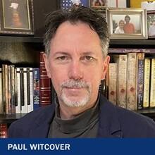 Paul Witcover with the text Paul Witcover