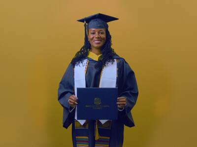 Kyla Johnson-Curtis '25, BS in Operations Management with a concentration in Logistics and Transportation from SNHU.