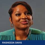 Rasheeda Davis, a 2017 online bachelor's in business graduate.