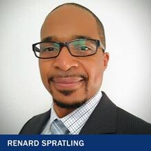 Renard Spratling with the text Renard Spratling 