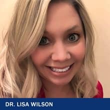 Dr. Lisa Wilson and the text Dr. Lisa Wilson.