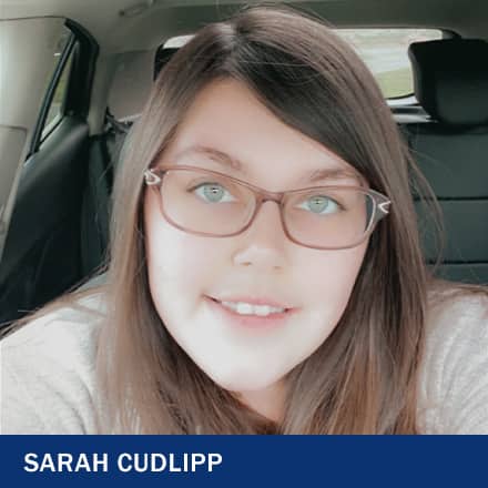 Sarah Cudlipp with the text Sarah Cudlipp