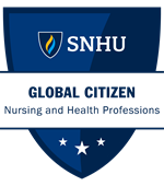SNHU Global Citizen Nursing and Health Professions Badge