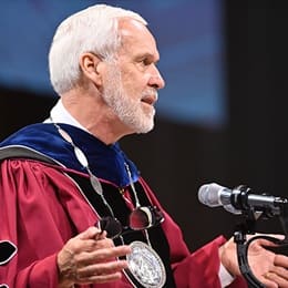 SNHU President Dr. Paul J. LeBlanc at the Spring 2024 Commencement