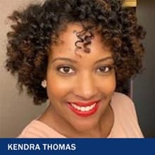 Dr. Kendra Thomas and the text 'Kendra Thomas'