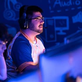 Sultan Akhter competing with SNHU's esports team