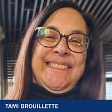 Tami Brouillette with the text Tami Brouillette