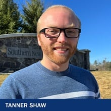 Tanner Shaw, a project manager on the financial literacy team at SNHU