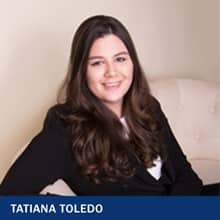 Tatiana Toledo with the text Tatiana Toledo