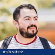 Jesus Suarez with the text Jesus Suarez