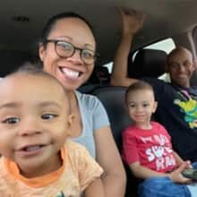 Shawn Hill and her husband, Octavious, with two of their sons.