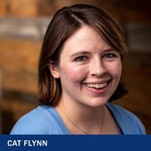 Cat Flynn and the text Cat Flynn