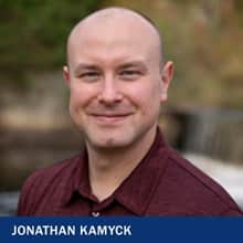 Jonathan Kamyck with the text Jonathan Kamyck