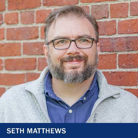 Seth Matthews, an associate dean on SNHU's Academic Effectiveness team