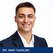 Dr. Andy Tuholski and the text Dr. Andy Tuholski.