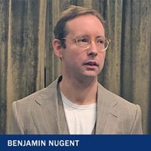 Benjamin Nugent with the text Benjamin Nugent