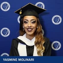 Yasmine Molinari, a BA in Psychology graduate from SNHU