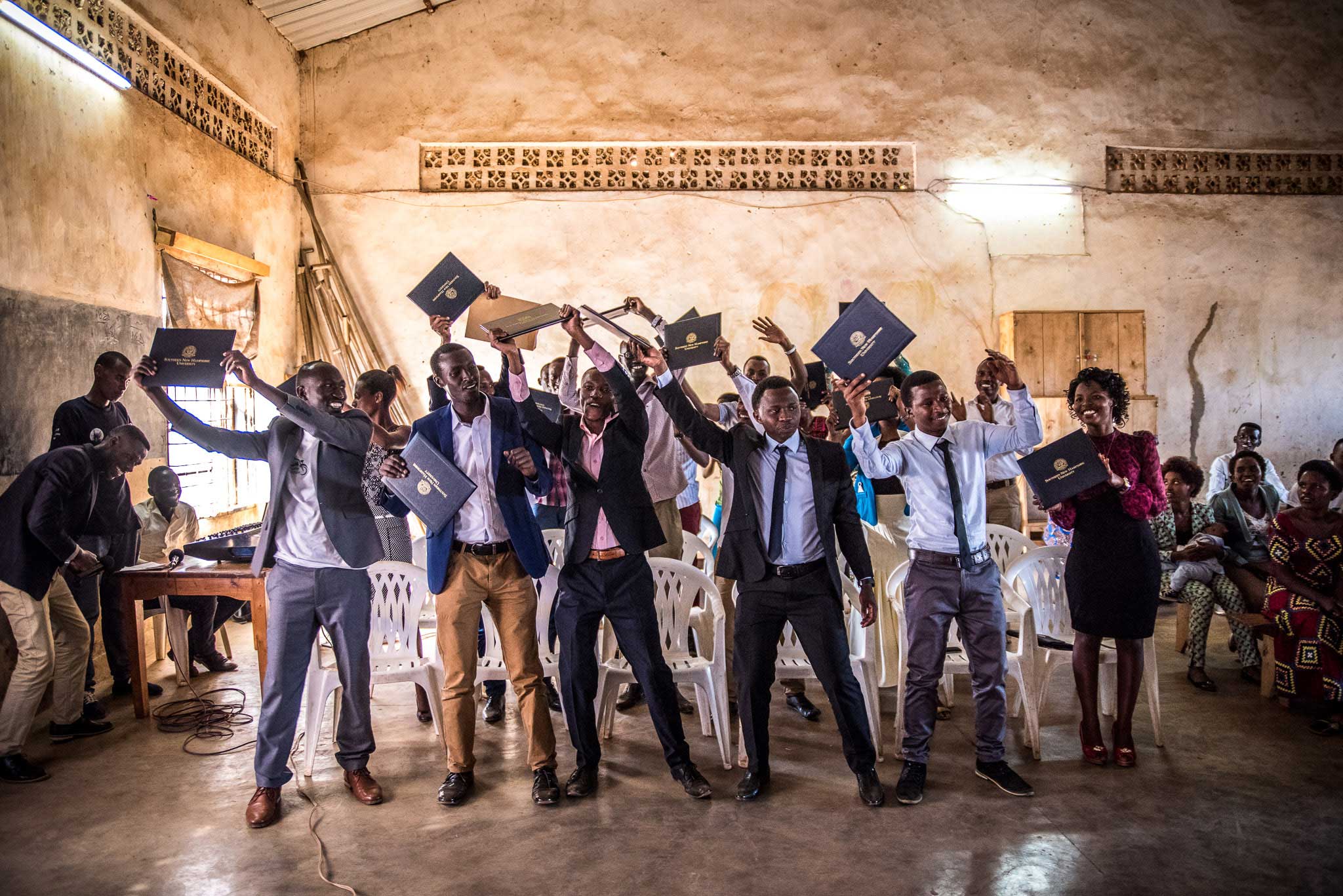 Refugee Education Graduates - Photographer Alex Buisse