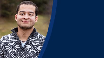 Chase Thomas, an SNHU graduate who has earned his associate degree in liberal arts, bachelor's in human services, master's in organizational leadership and a graduate certificate in human resource management.