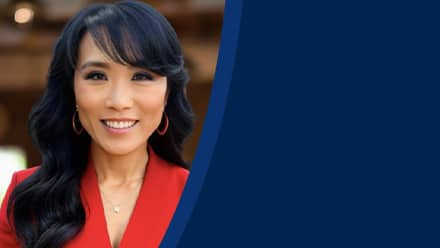 Dr. Ashley Love, director of public health programs at SNHU wearing a red top. 