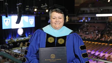 Jodi Gleason, a doctoral graduate from SNHU