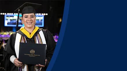 Priscilla Vega, a 2024 SNHU graduate who earned his bachelors degree in business administration.