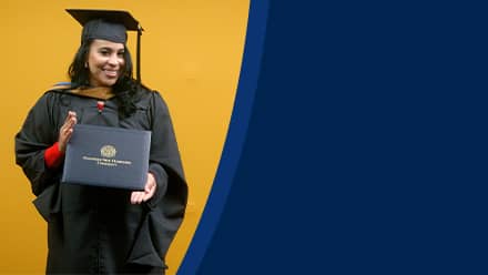 Sheralyn Hernandez, a 2025 MBA in Healthcare Management graduate from SNHU.