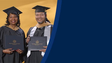 Sherita Dawkins and Rodney Burford, cousins who both earned their MBA's at SNHU in 2024.