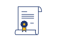 Icon of a diploma