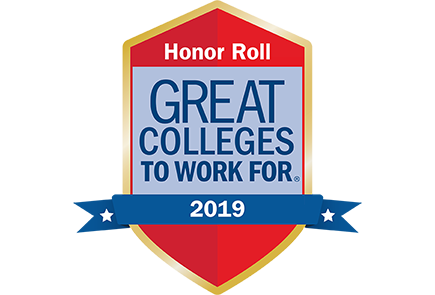 2019 Honor Roll Great Colleges to Work For Badge
