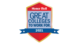 2021 Honor Roll Great Colleges to Work For Badge