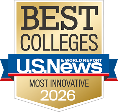 US News Best Colleges Most Innovative Badge 2026