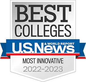 US News Best Colleges Most Innovative Badge 2021