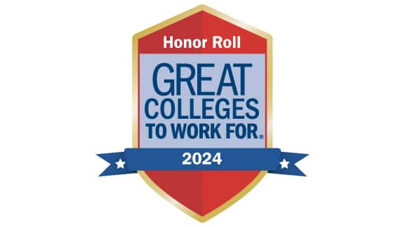 Great Colleges to Work For badge 2024.