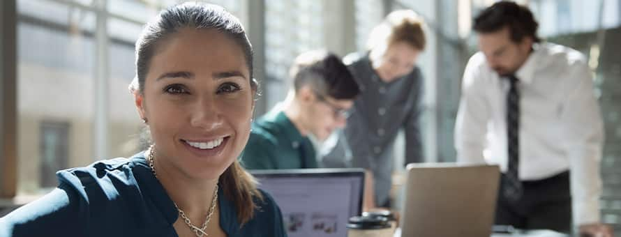 Woman with an accounting degree working in another field