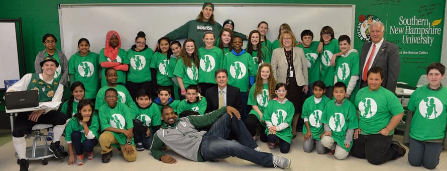 Boston Celtics and Southern New Hampshire University Unveil State of the Art Technology Lab