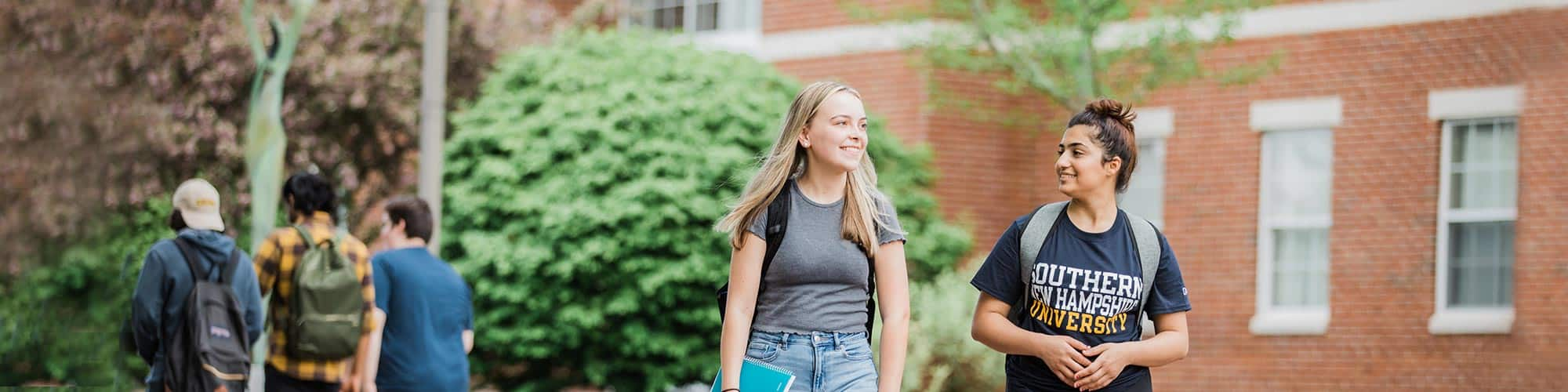 Students on Campus 