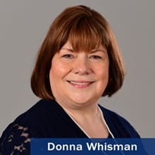 Donna Whisman and the text Donna Whisman