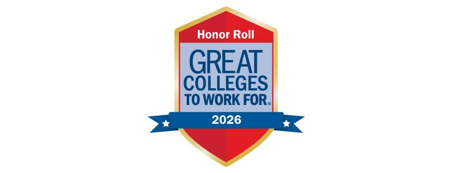 Great Colleges to Work for 2026 badge.