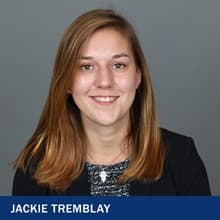 Jackie Tremblay and the texxt Jackie Tremblay.