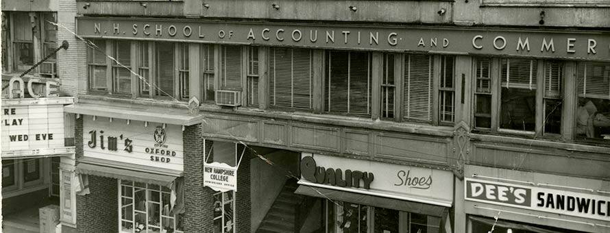 Historical image of the NH School of Accounting and Commerce